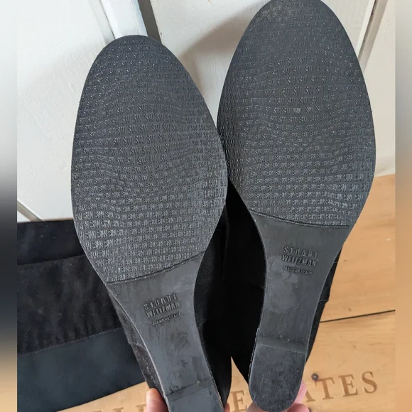 Stuart Weitzman Demiswoon Over The  the-Knee Wedge Boots sz 9 - Picture 8 of 14